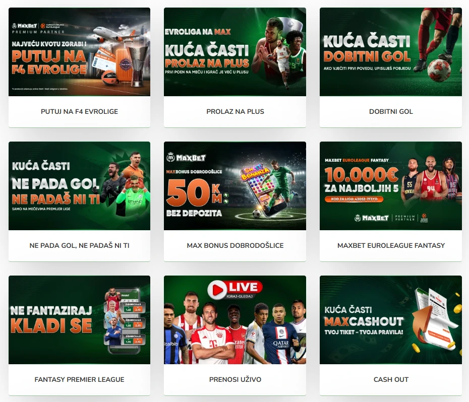 maxbet.ba bonusi i promocije