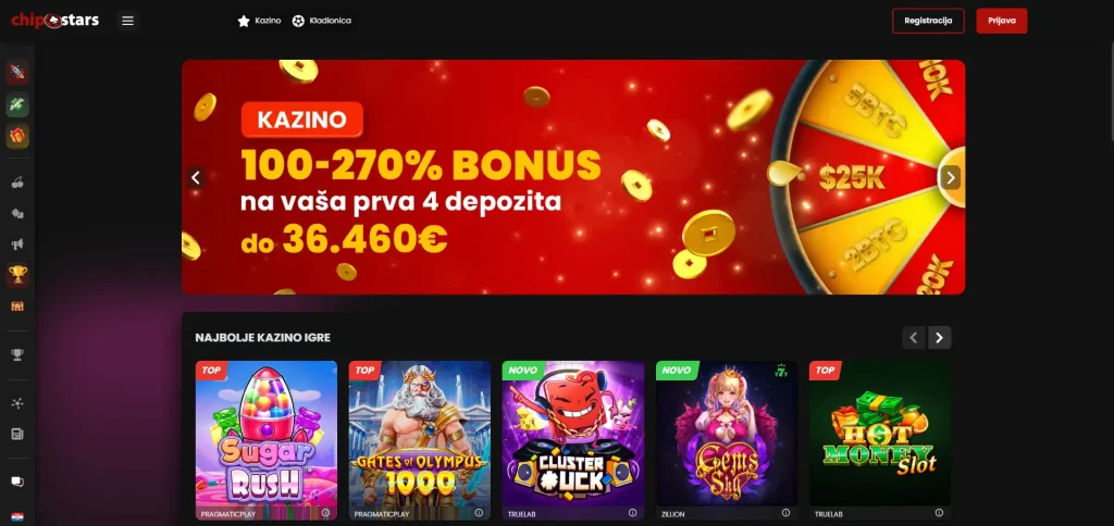 chipstars sučelje