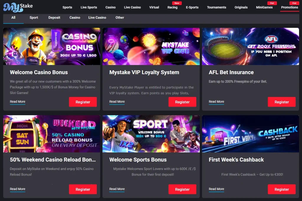 mystake bonusi i promocije